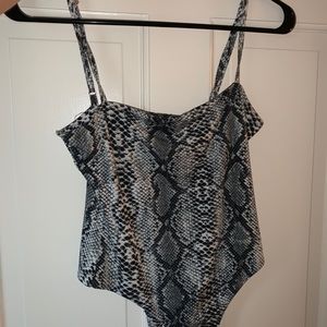 Snake skin body suit